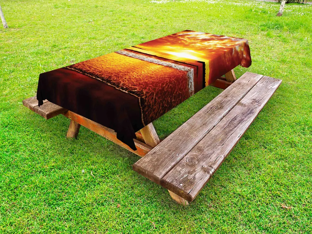ASTNIC Tovaglia rettangolare con retro in flanella, pieghevole, impermeabile, lavabile, in PVC a prova di olio, per cucina, sala da pranzo, picnic, 75 x 180 cm