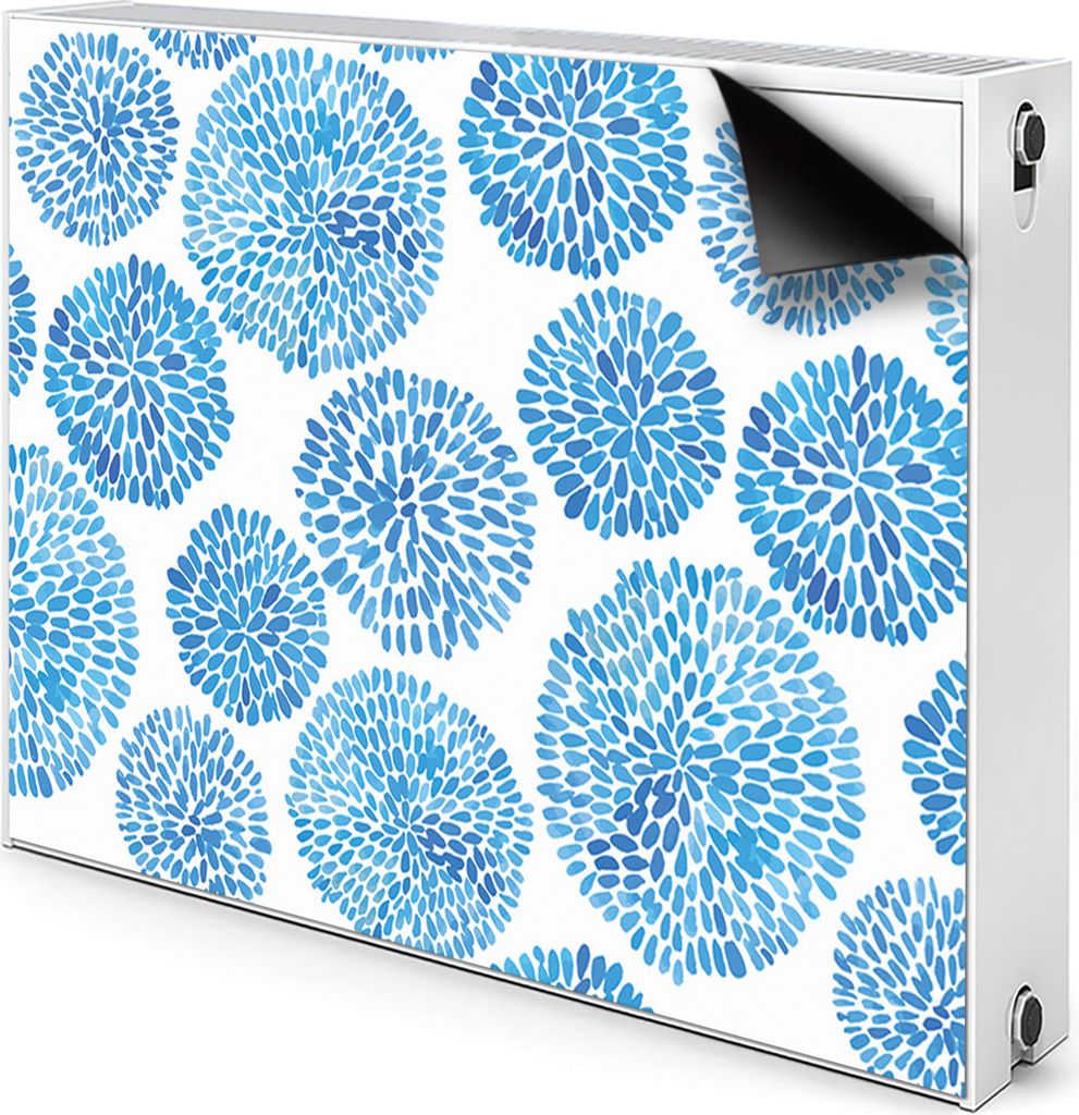 Magnet Radiator Magnet Mat Heizkörper Heizung Verkleidung Abdeckung 80x60 cm - Japanisches Muster