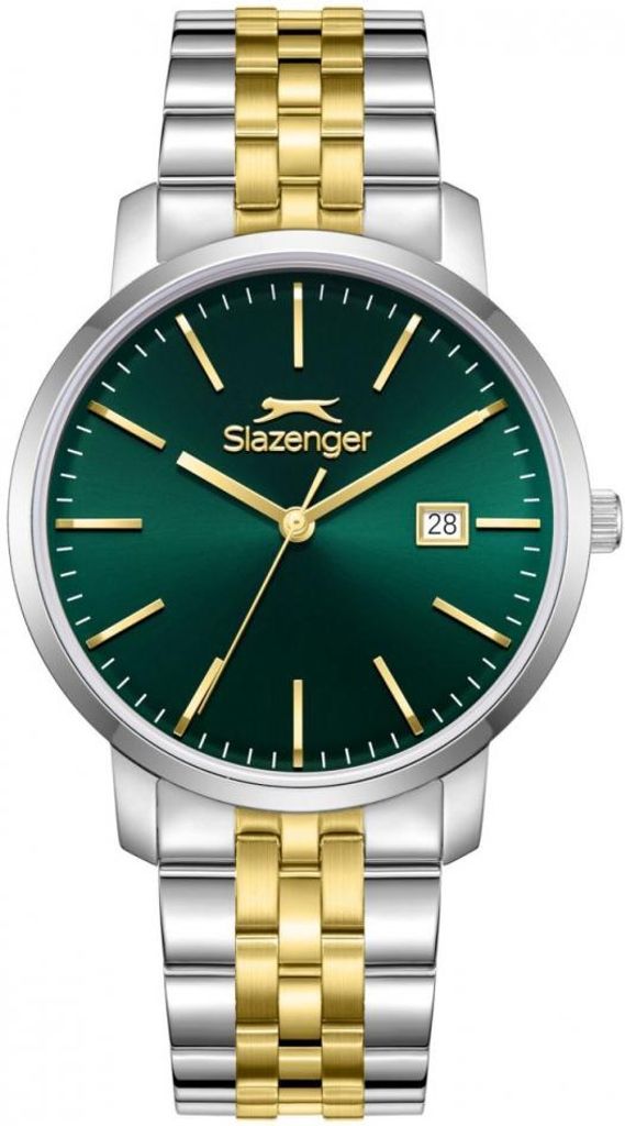 Herrenuhr SLAZENGER SL.09.2529.1.06 in grünem Fashion.