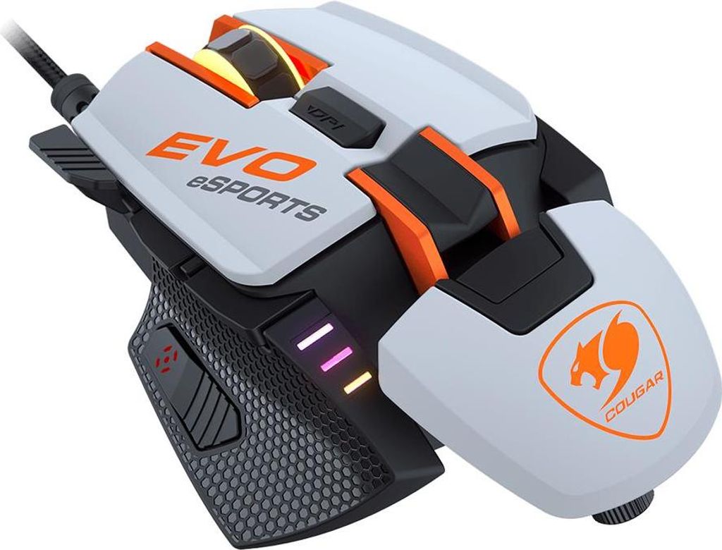 COUGAR Gaming Muis 700M EVO eSports. Bekabeld. Wit/Zwart Productafbeelding 