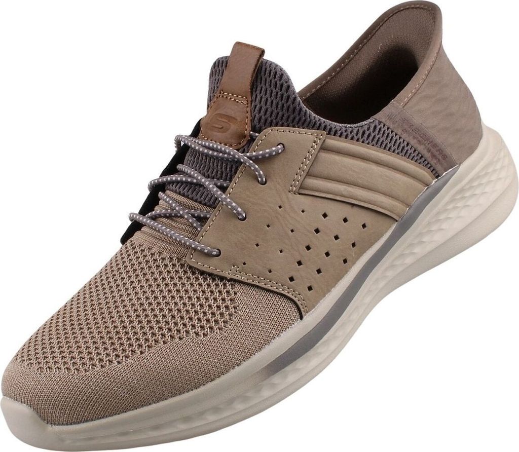 Herren Schuhe Skechers Herren Beige SKECHERS Slade Ocon Schuhe
