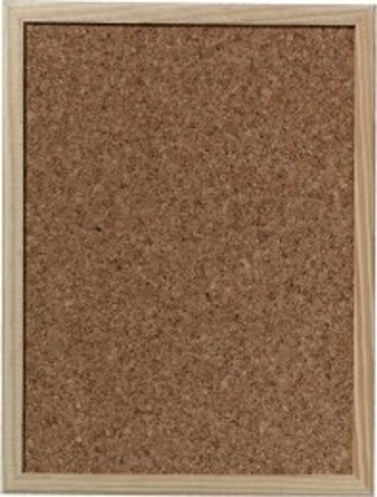 Herlitz Pinnwand Kork 30x40cm mit Holzrahmen 1 Stück Produktbild 