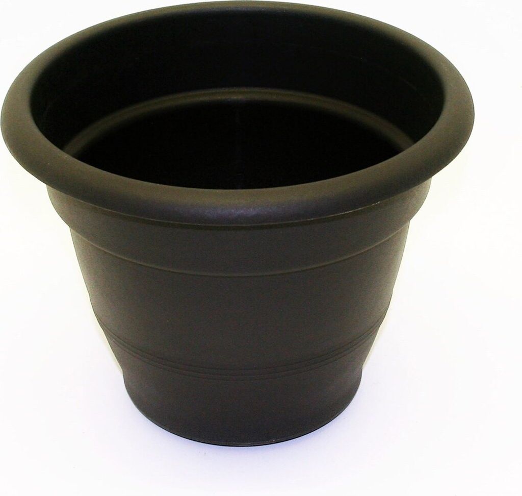 Blumentopf Pflanztopf Sydney 28 x 21,5cm Stellfläche 15,5 cm anthrazit