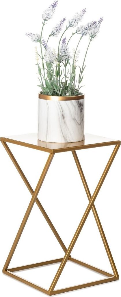 HowHomely Modern Pflanzenständer, Blumenhocker aus Metall Produktbild 