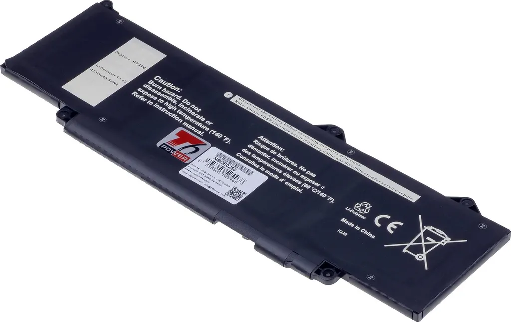 Batteria T6 Power Dell Latitude 14 3440 | 54Wh 11.4V Li-Poly Nero