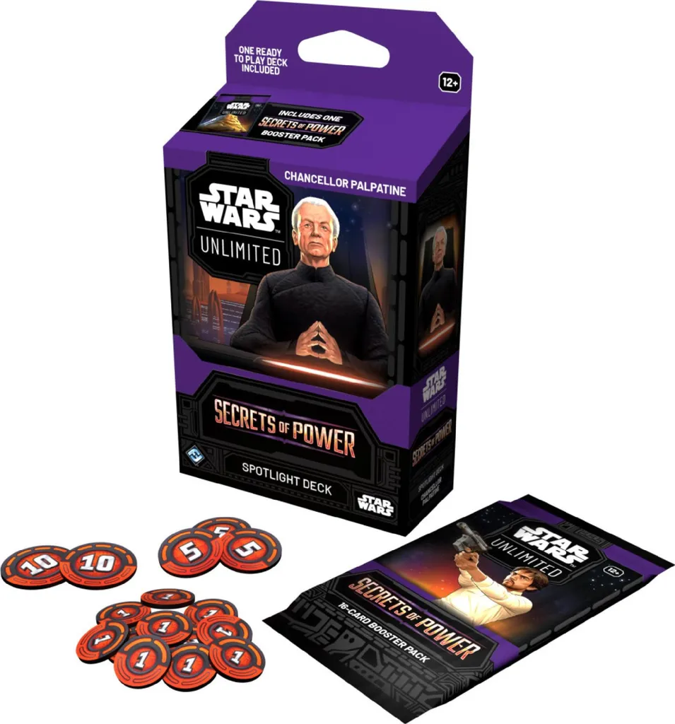 Star Wars Unlimited Deck Chancellor Palpatine Secrets of Power JCC