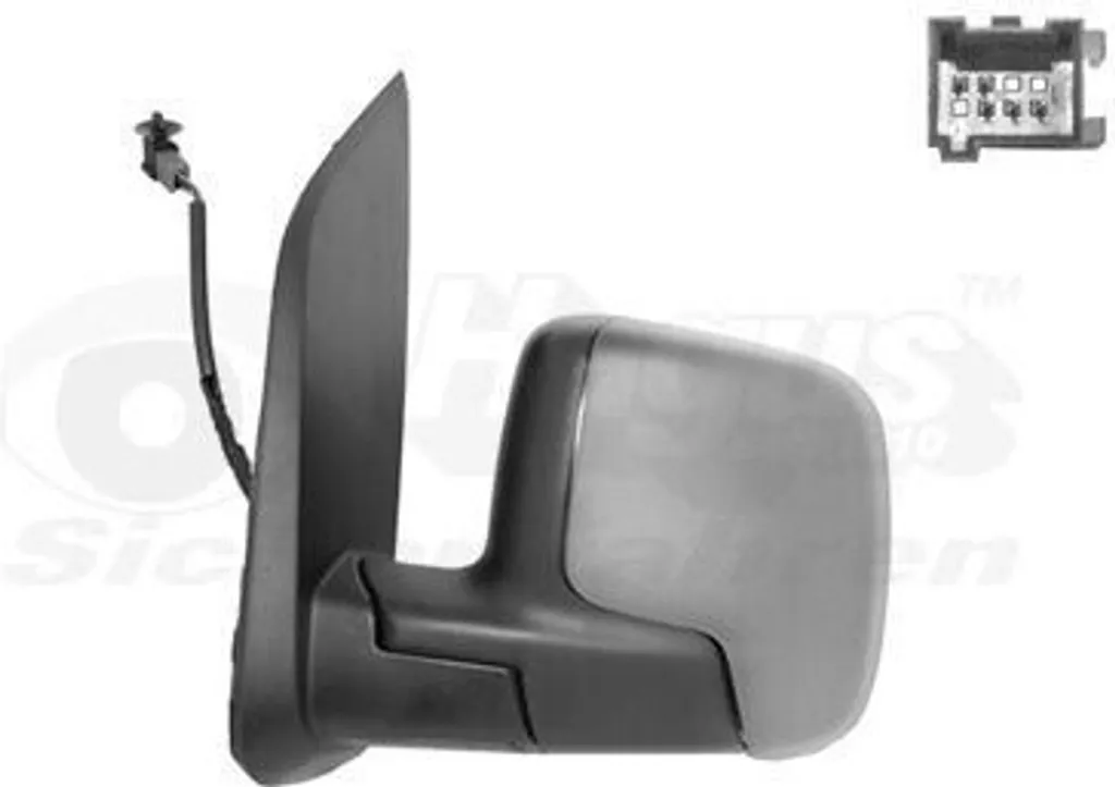 Rétroviseur Gauche FIAT QUBO 225 Anti-Givre et Angle Mort VAN WEZEL 1748