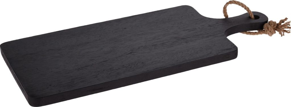 Koopman Holzschneidebrett, 50x25x2 cm, schwarz Produktbild 