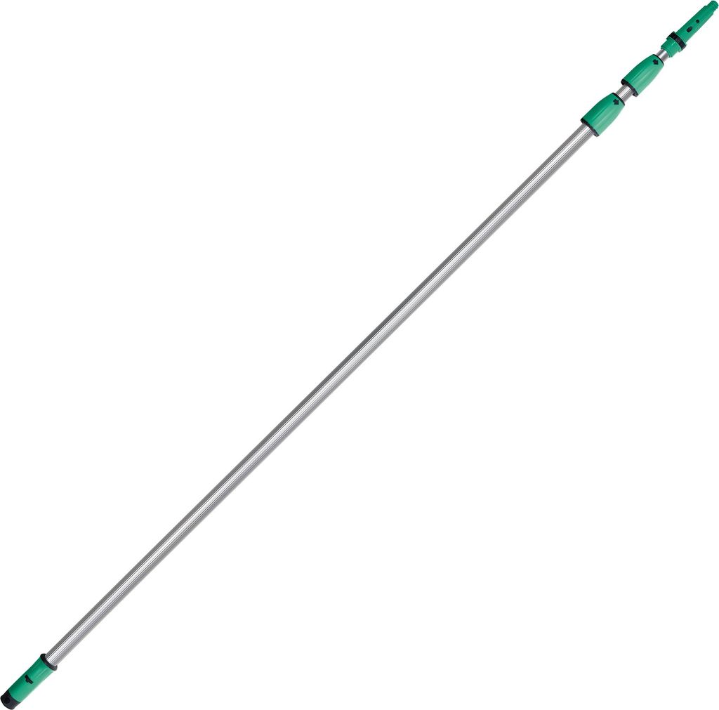 UNGER OptiLoc Teleskopstange 4,5 m ergonomischer Griff Anti-Rutsch-Endkappe