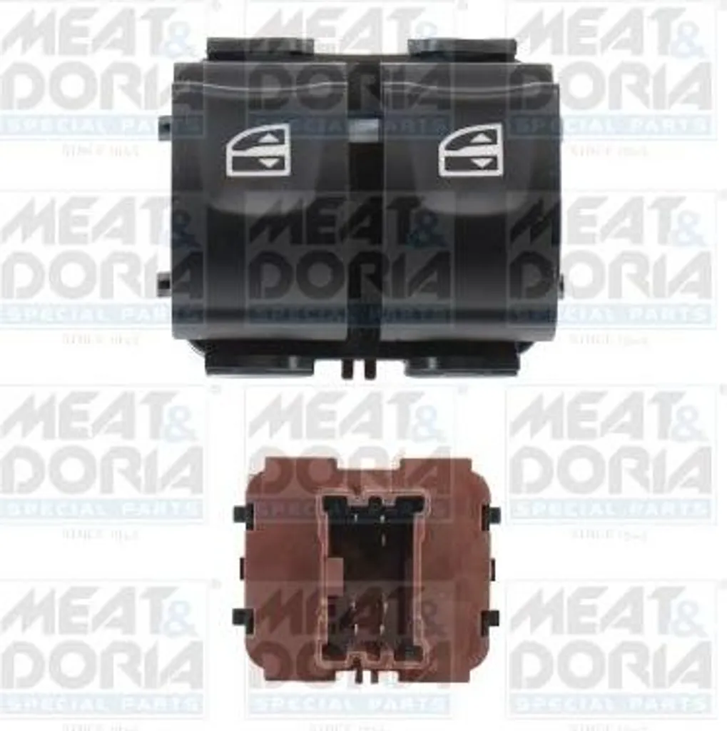 Supporto Ricambi: MEAT & DORIA 26470 Interruttore Alzacristalli 7 Pin