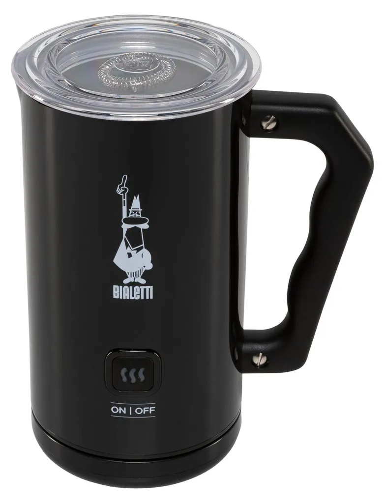 Bialetti MKF02 Automatic Nero - Schiumatore Latte Elettrico Design Minimal