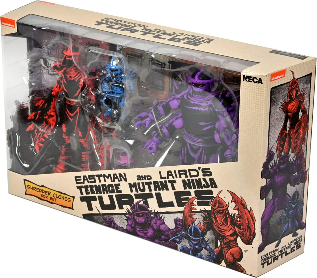 Pack de Figurines Articulées Shredder Clones TMNT 18 cm Mirage Comics - 5
