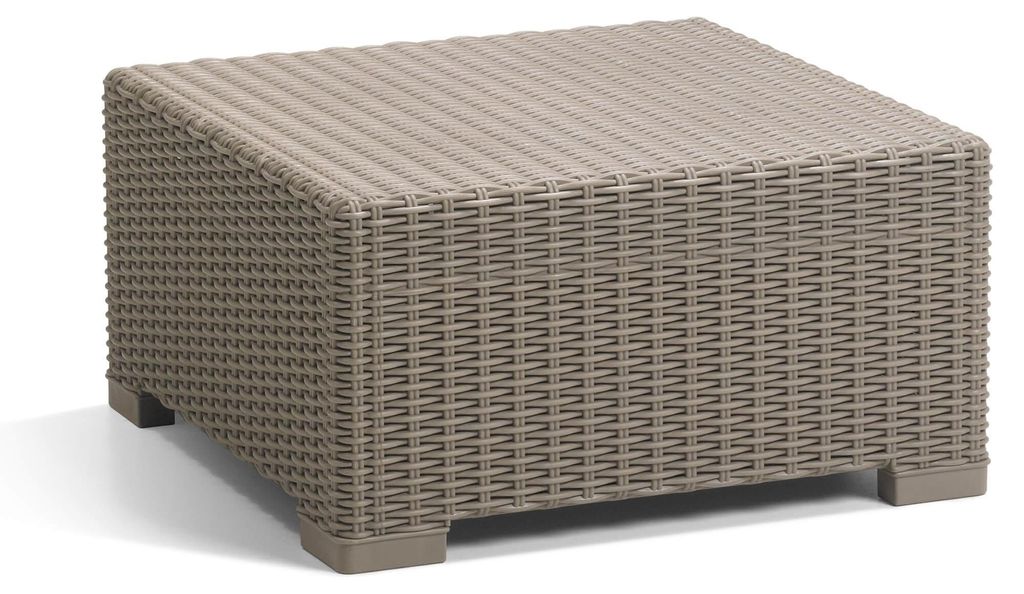 Tavolino da Giardino 68x68x35h cm California Cappuccino Immagine del prodotto 