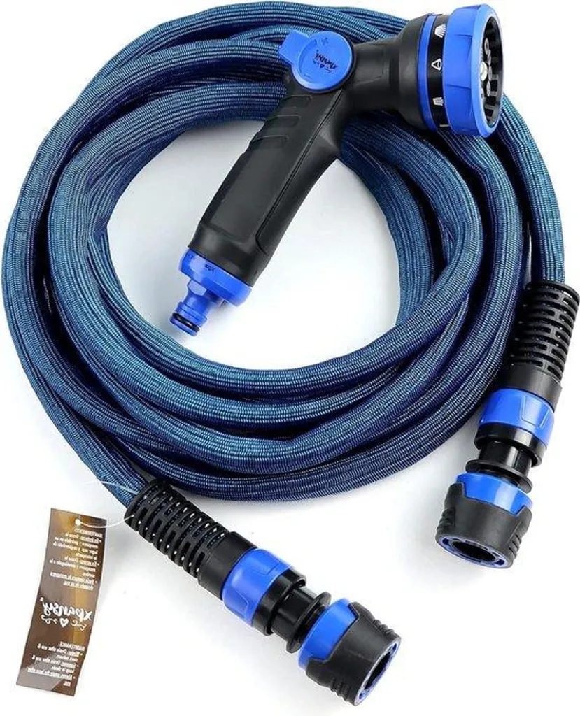 Tuyau d'arrosage extensible 30m - Tuyau de jardin rétractable robuste