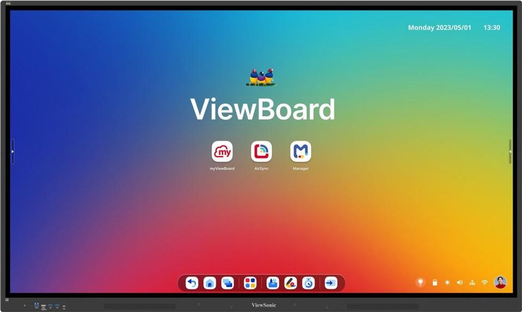 Viewsonic IFP6534 Display, 165,1 cm (65"), 1650,24 x 942,01 mm, 450 cd/m², 1,07 Milliarden Farben, 3840 x 2160 Pixel, TFT-LCD