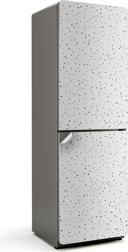 Geometrisches Muster mit Kreuzen – Kühlschrank Aufkleber – Klebefolie Kühlschrank – Kühlschrank Nachbildung – Kühlschrankfolie selbstkl...
