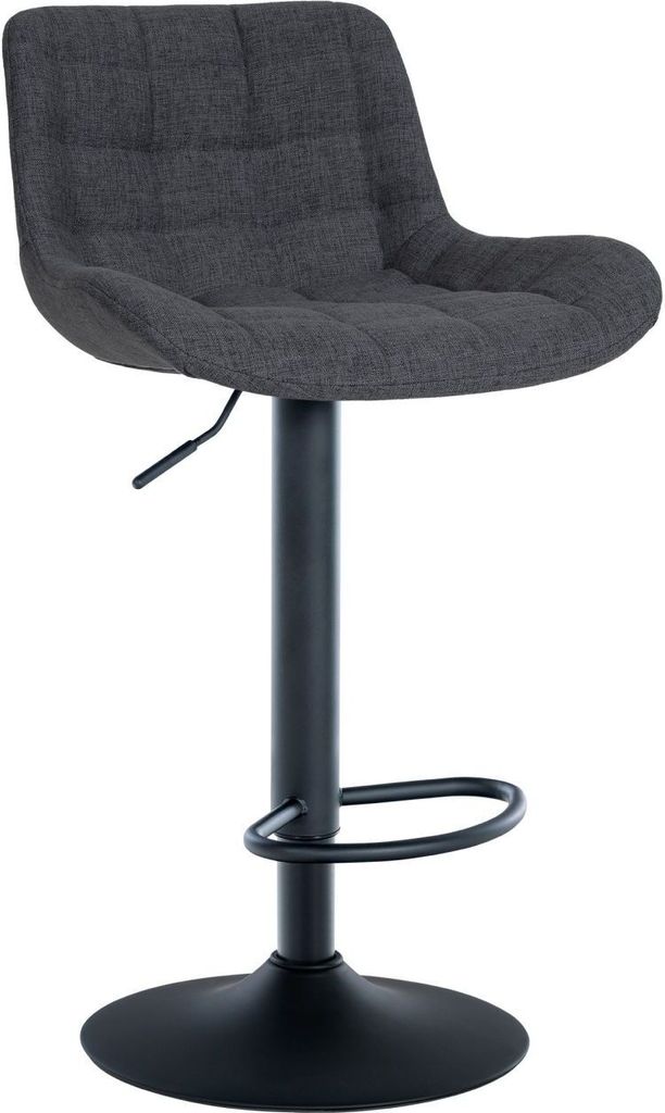Barhocker Tover Stoff schwarz Produktbild 