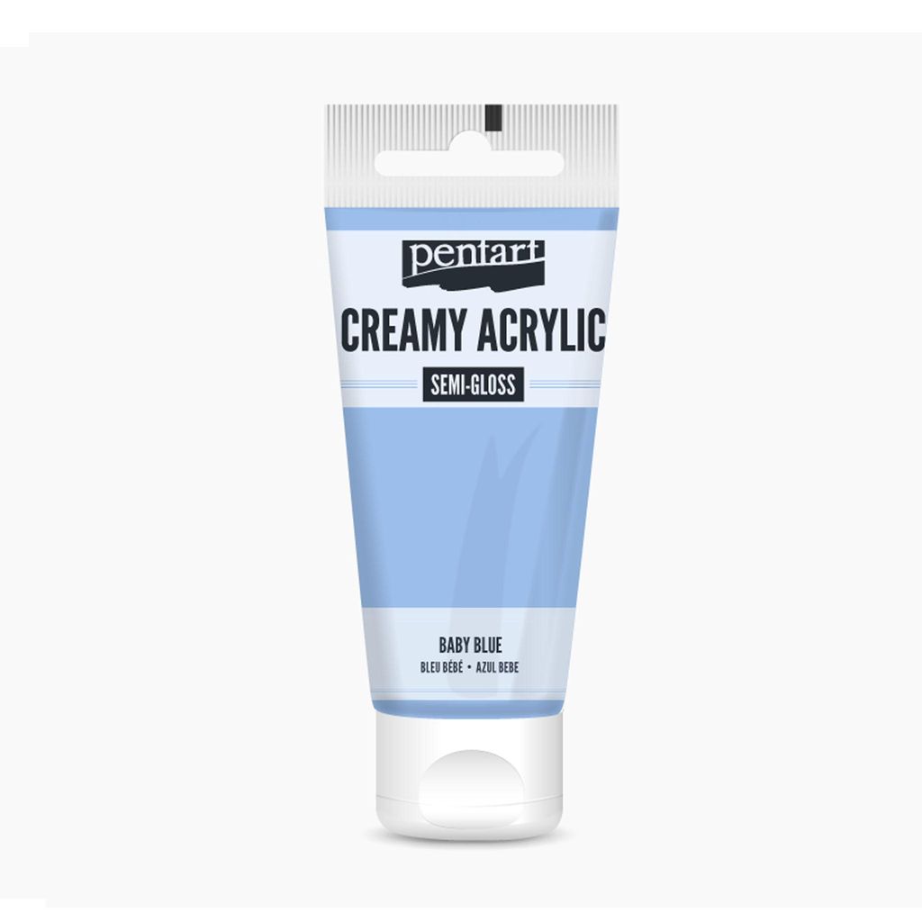 PENTART Cremiger Acryl-Seidenmatt, 60 ml, Babyblau Produktbild 