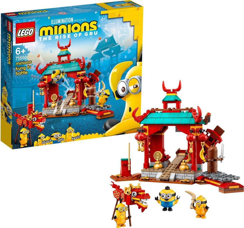 LEGO® Minions 75550 Mimoňský duello di kung fu Immagine del prodotto 