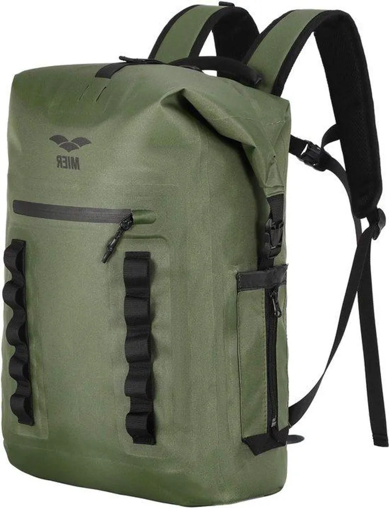 Gardez vos affaires au sec avec ce sac à dos étanche 30L Vert robuste