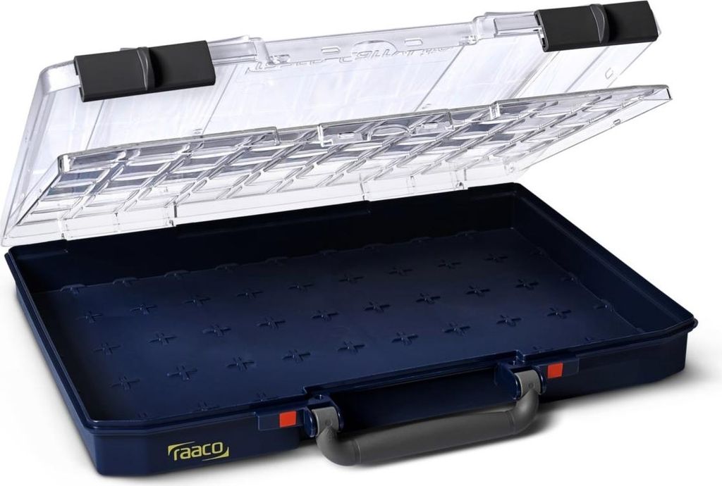 raaco CarryLite 55 5x10-0/DLU Blau Polycarbonat (PC), Polypropylen (PP)
