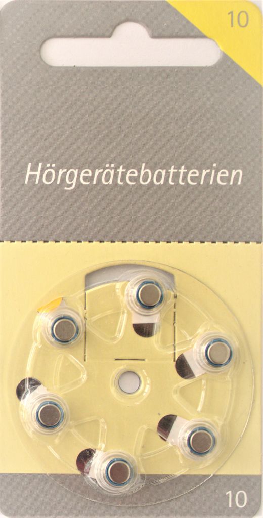 Hörgerätebatterien Größe 13er 120 Stück orange von Hörex Basic 