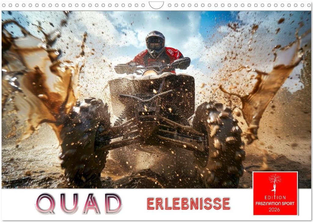Quad Erlebnisse (Wandkalender 2026 DIN A3 quer), CALVENDO Monatskalender