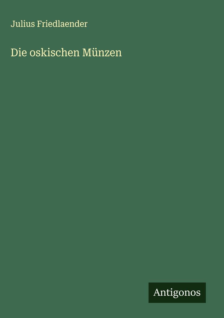 Die oskischen Münzen
