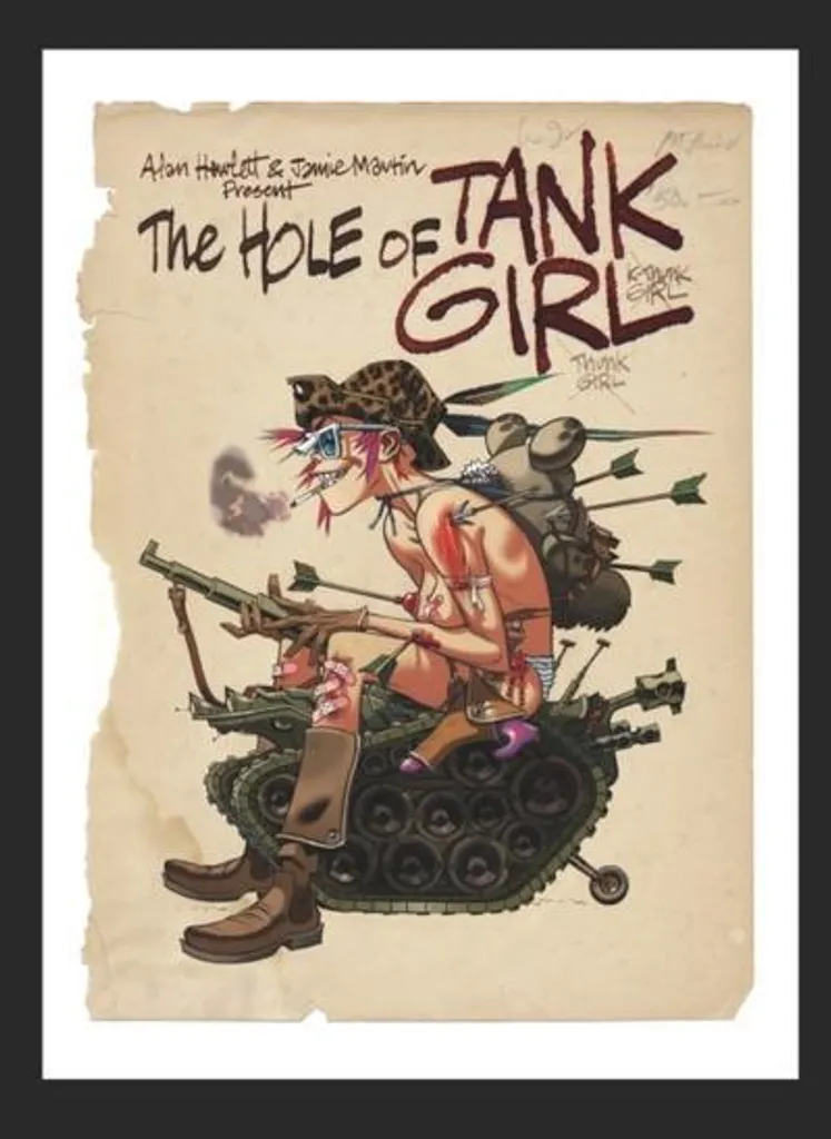 Bande dessinée The Hole of Tank Girl Roman Graphique Underground Noir