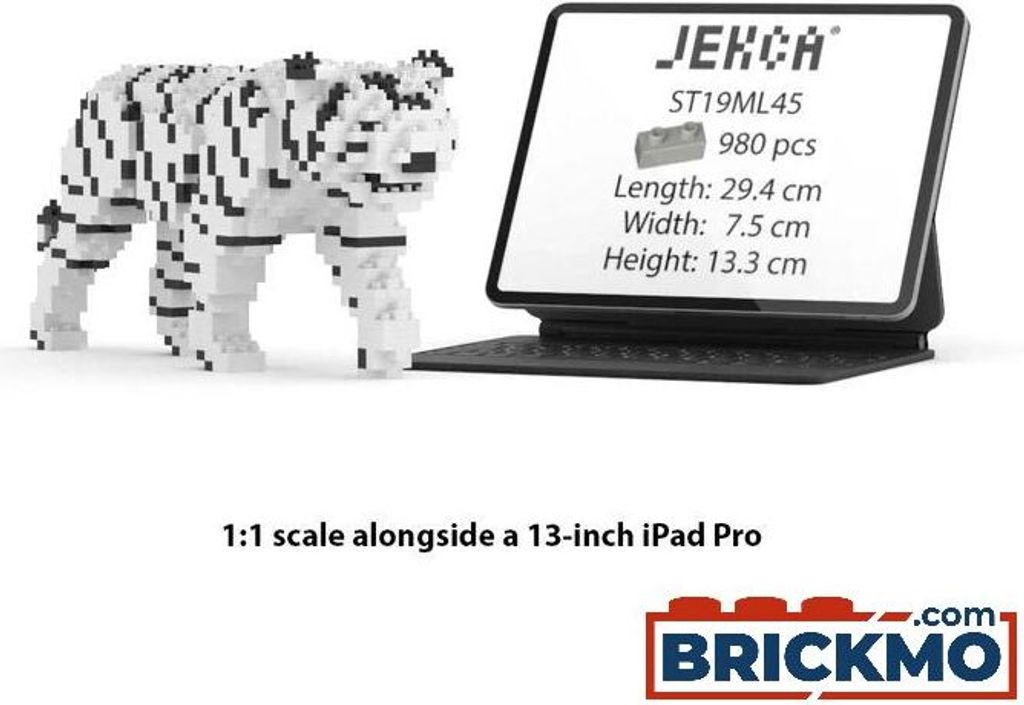 JEKCA Bricks White Tiger 01 ST19ML45