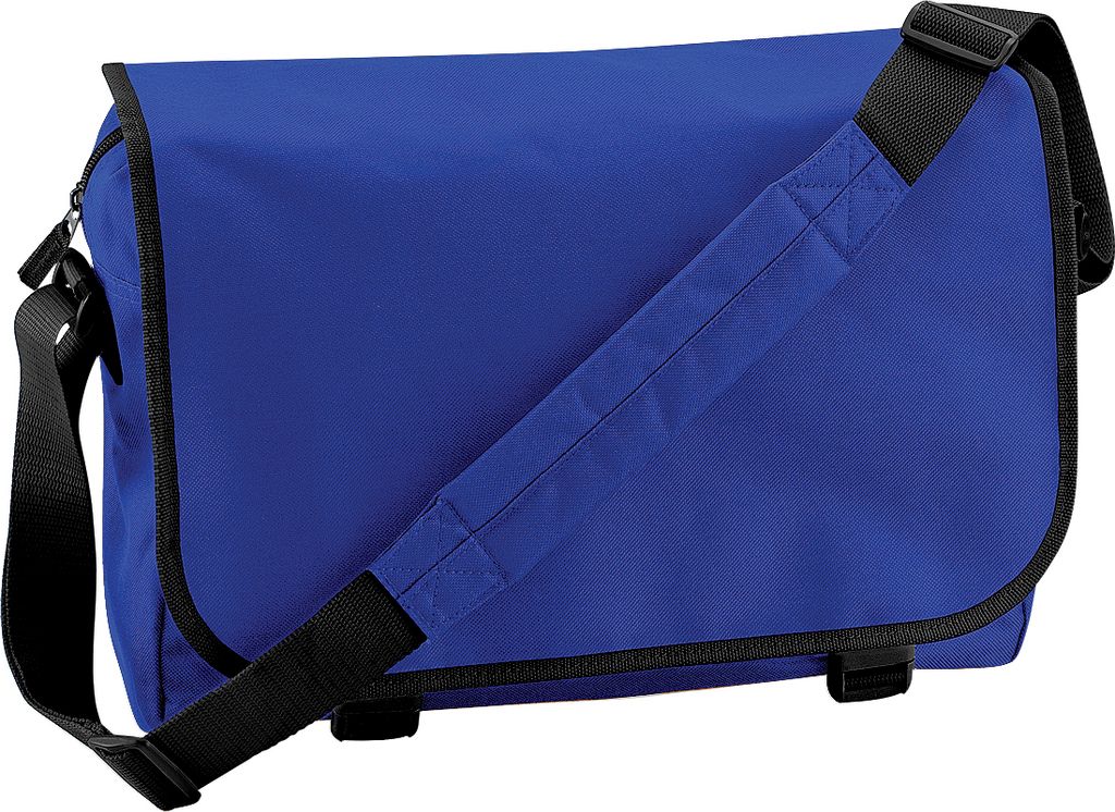 Bagbase Schultertasche / Messenger-Tasche, 11 Liter (2 Stück/Packung) BC4473 (Einheitsgröße) (Royalblau)
