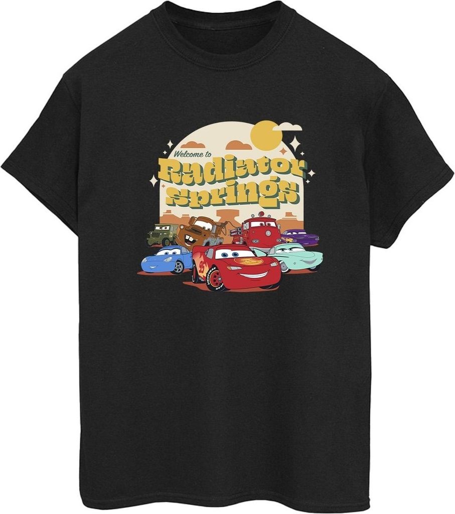 Disney - "Cars Radiator Springs" T-Shirt für Damen BI16251 (L) (Schwarz)
