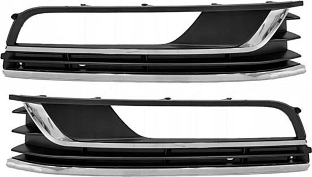 SET Lüftungsgitter GITTER Stoßstange vorne Für VW PASSAT B7 2010 - 2015