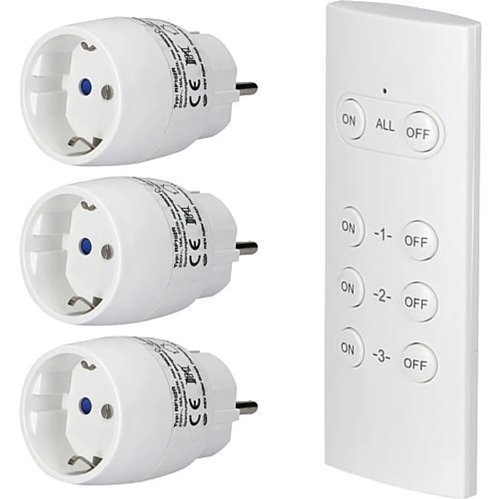 Pack de prises télécommandées REV blanches pour domotique intérieure - 11