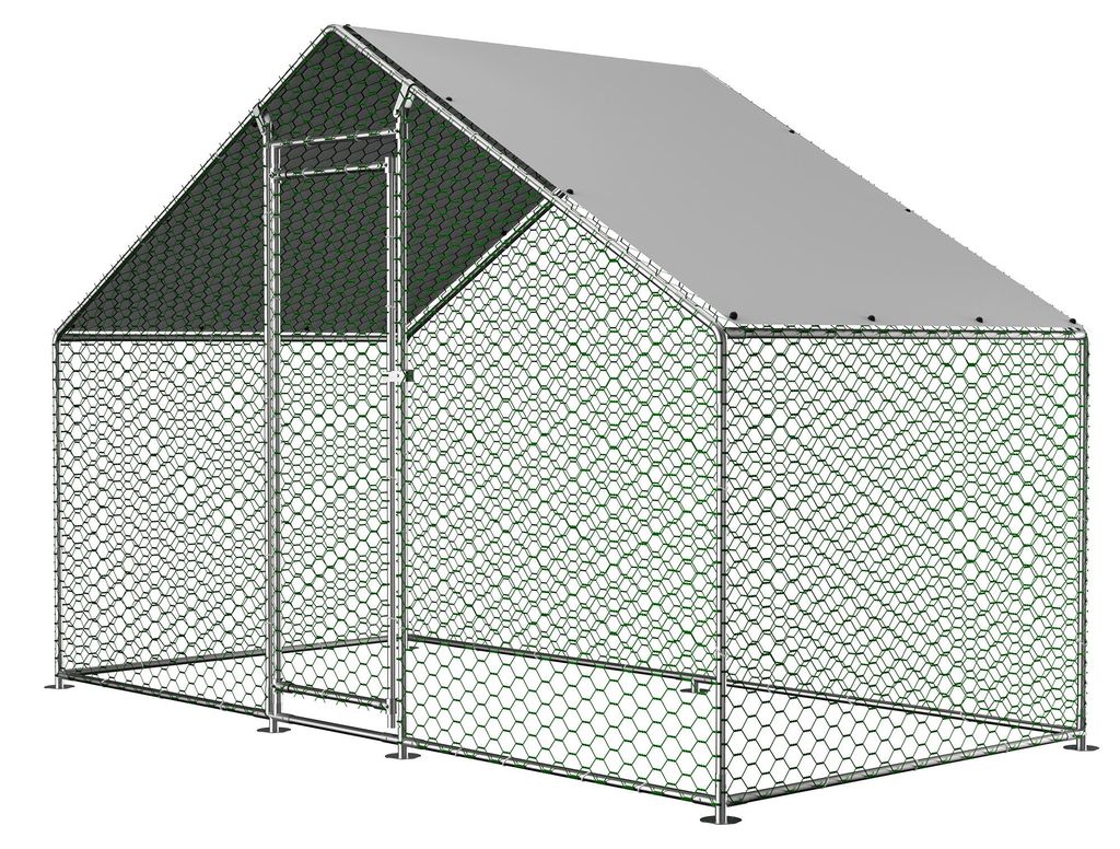 ELANDEPOT Enclos pour petits animaux 303 × 157 × 200 cm Image du produit 