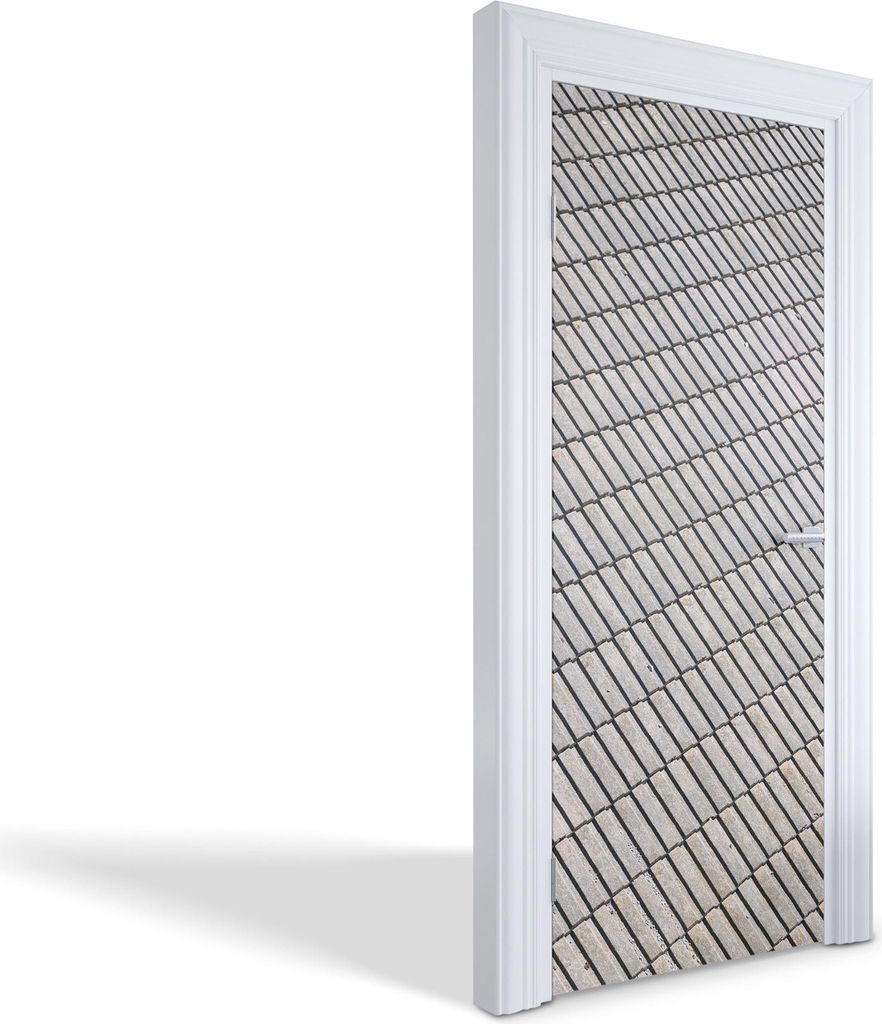 Türfolien Design Selbstklebende Wandsticker Türtapeten - Betonbinder - 85 x 205 cm