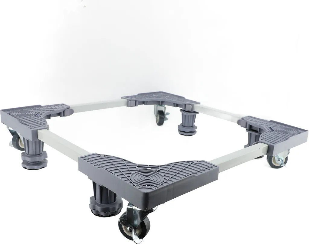 Base per lavatrice portatile regolabile con ruote - Robusta piattaforma universale per lavanderia, supporta fino a 100 kg