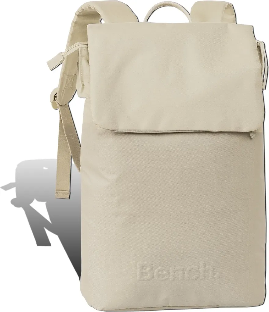 Sac à dos Bench beige nature en polyester durable avec grand volume
