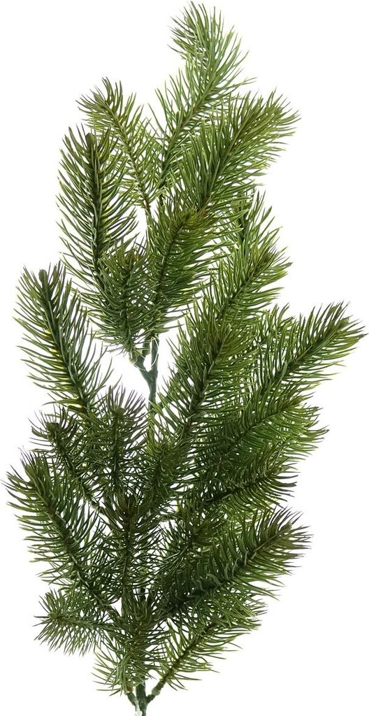 Weihnachtsdeko Tannenzweig Grün 40 cm - Kunstpflanzen