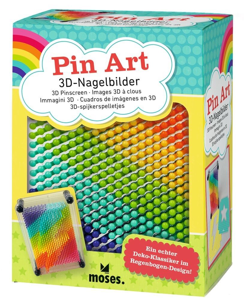 MOSES 3D Nagelbilder Regenbogen Pin Art Produktbild 
