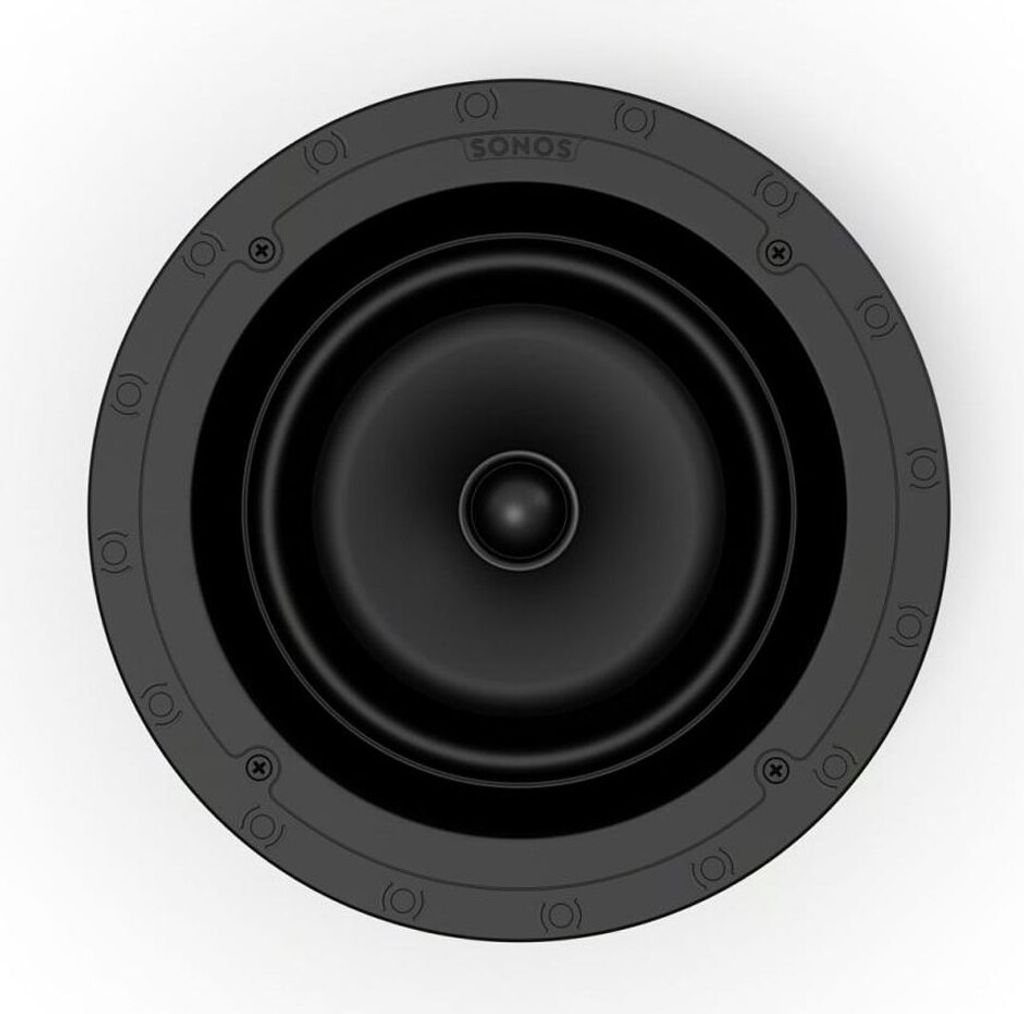 SON In-Ceiling 8' Speaker paar, Couleur:Noir-Blanc Image du produit 