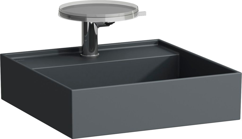 LAUFEN Kartell Aufsatzwaschtisch, 1 Hahnloch, ohne Überlauf, 460x460mm, H8183317581111