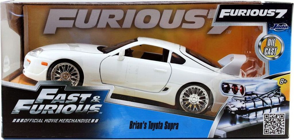 Jada 253203046 - Fast & Furious 1995 Toyota Supra 1:24 Immagine del prodotto 