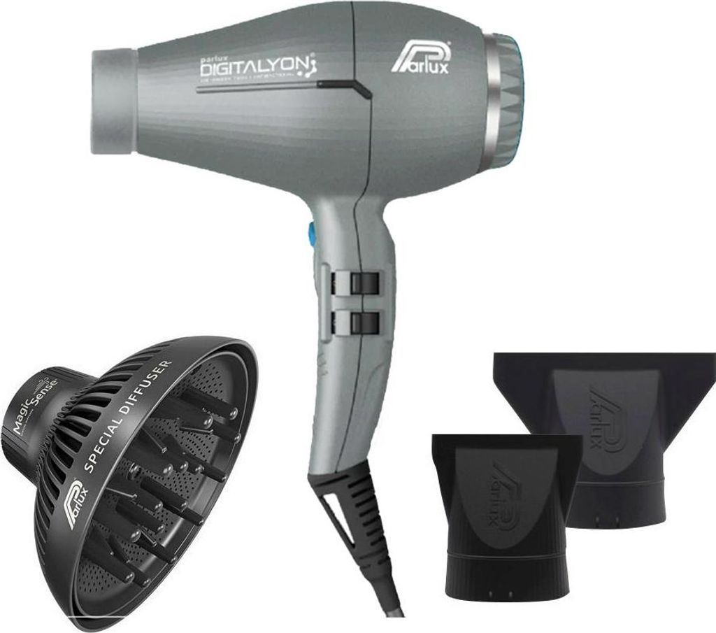 Parlux Digitalyon + Magic Sense - asciugacapelli grigio Immagine del prodotto 