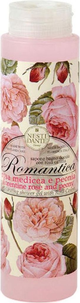 Nesti Dante Romantica Rose Pfingstrose Duschgel 300 ml