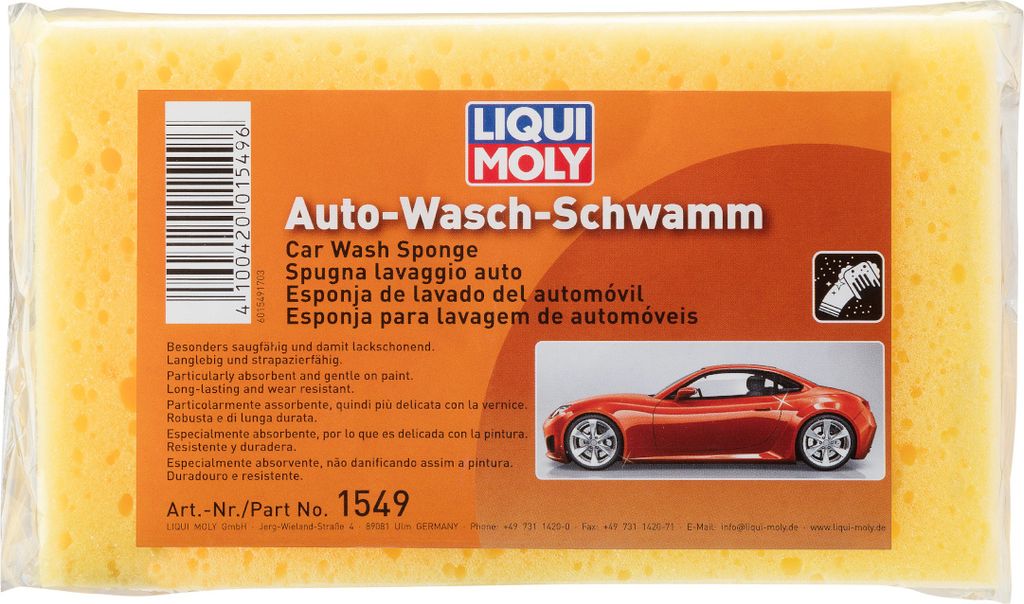 LIQUI MOLY 1549 Spugna per il lavaggio dell'auto Spugna per Immagine del prodotto 