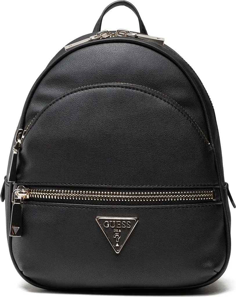 Sac à dos Guess Manhattan Back Noir chic pour femme - Collection Logo