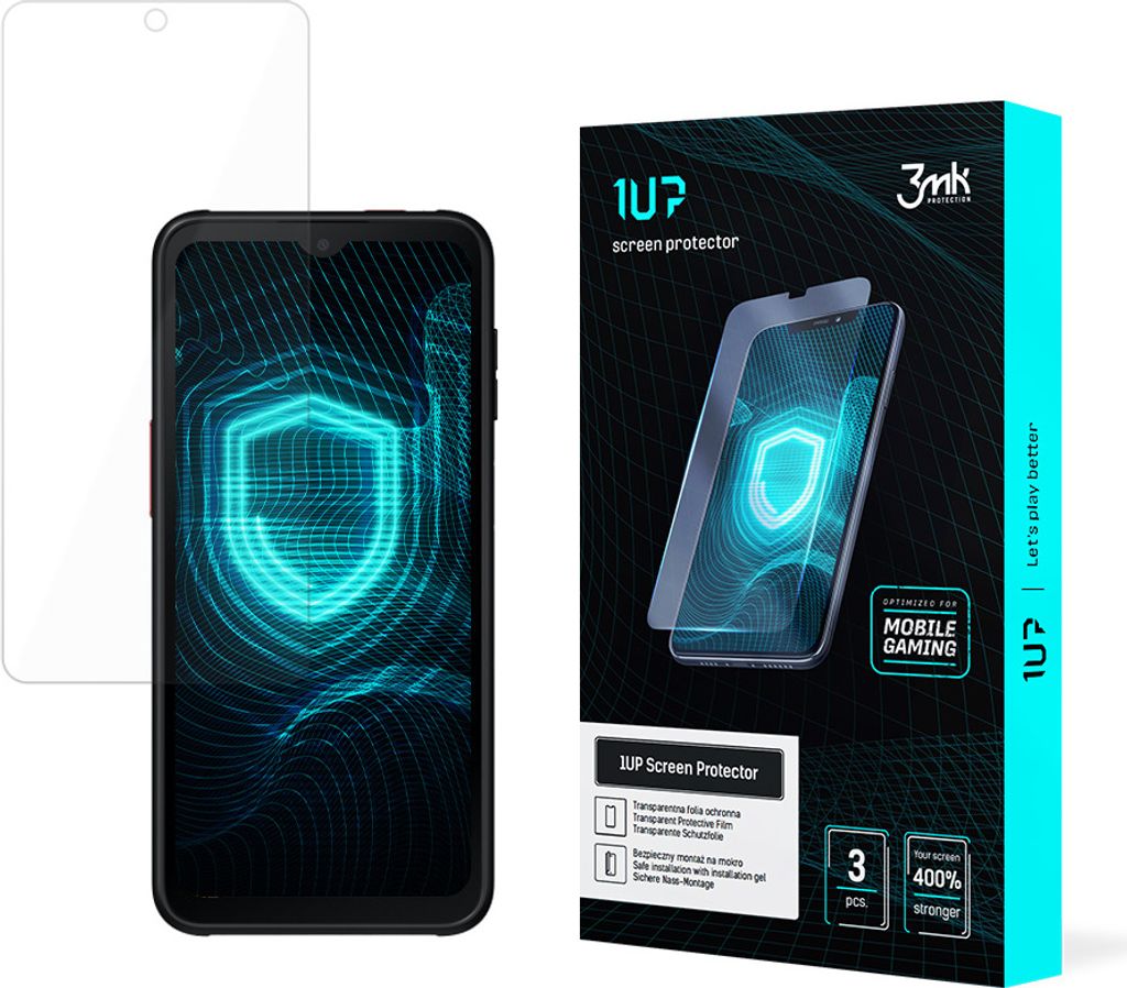 3mk Display Schutzfolie 1UP für Samsung Galaxy XCover 6 Pro transparent Gaming (3 Stück)