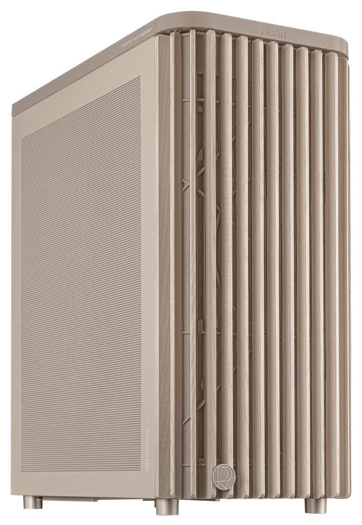 ASUS Proart PA401 Wood Mesh PWM Beige, Tower, PC, Beżowy, Zdjęcie produktu 