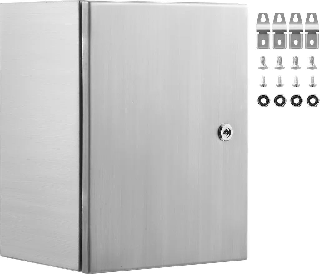 Armoire Électrique Murale Extérieure en Inox avec Plaque de Montage 304